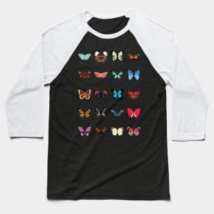 Butterflies Baseball T-Shirt